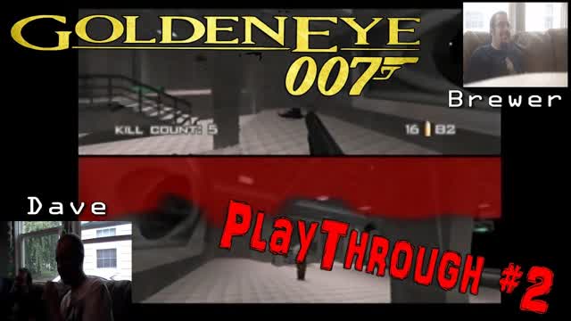 Brewstew Playthrough - Goldeneye 007 N64 Multiplayer 2