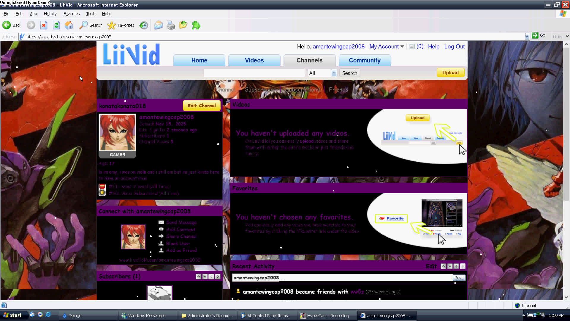 im on liivid! (read desc)