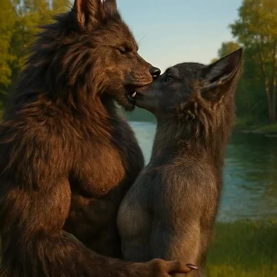 Werewolf Kisses. -