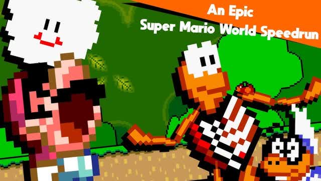 An Epic Super Mario World Speedrun - Animation