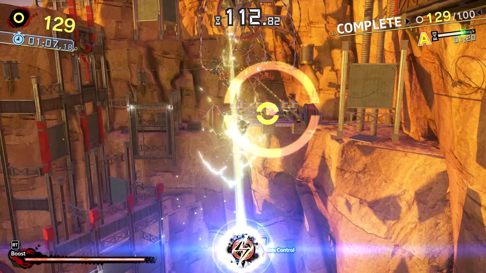 Sonic x shadow generations Rail Canyon ring collector ( rank A)