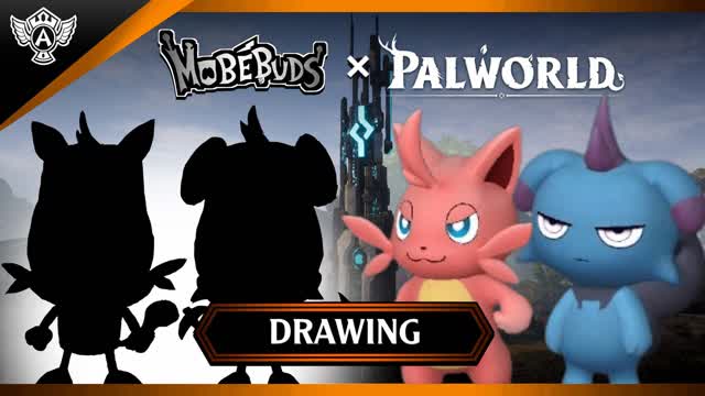 Drawing: Palworld - Cattiva and Depresso (Mobebuds Style) HD PAL High Tone