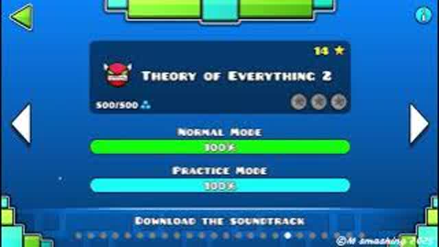 Geometry Dash Level: Theory of Everything 2