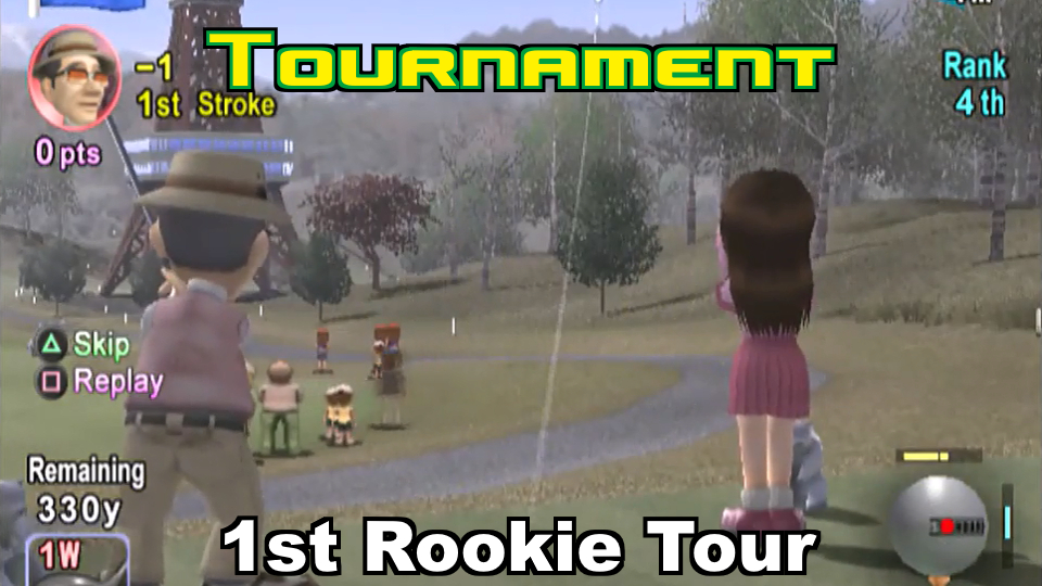 Everybody's Golf (PS2) - 1st Rookie Tour: Northern Fox C.C.