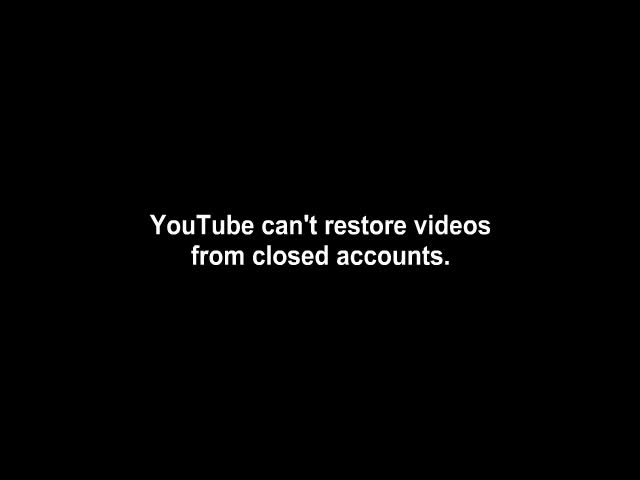 I Didn't Remove My Videos! I Didn't! [tML2I53JgeQ]