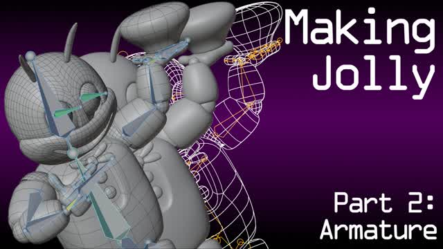 Making Jolly in Blender: Part 2 - Armature (fr/en)