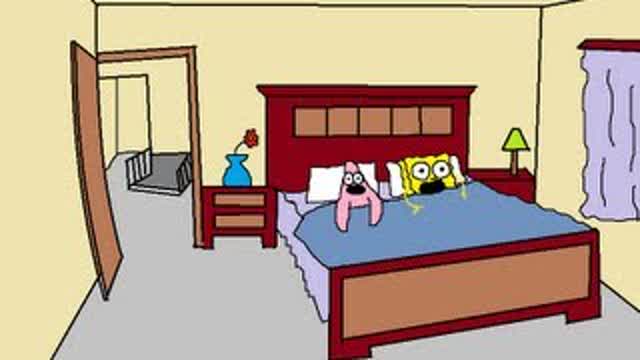 Spongebob in PARANORMAL ACTIVITY Spongebob in PARANORMAL ACTIVITY