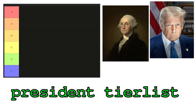US presidents tierlist US presidents tierlist