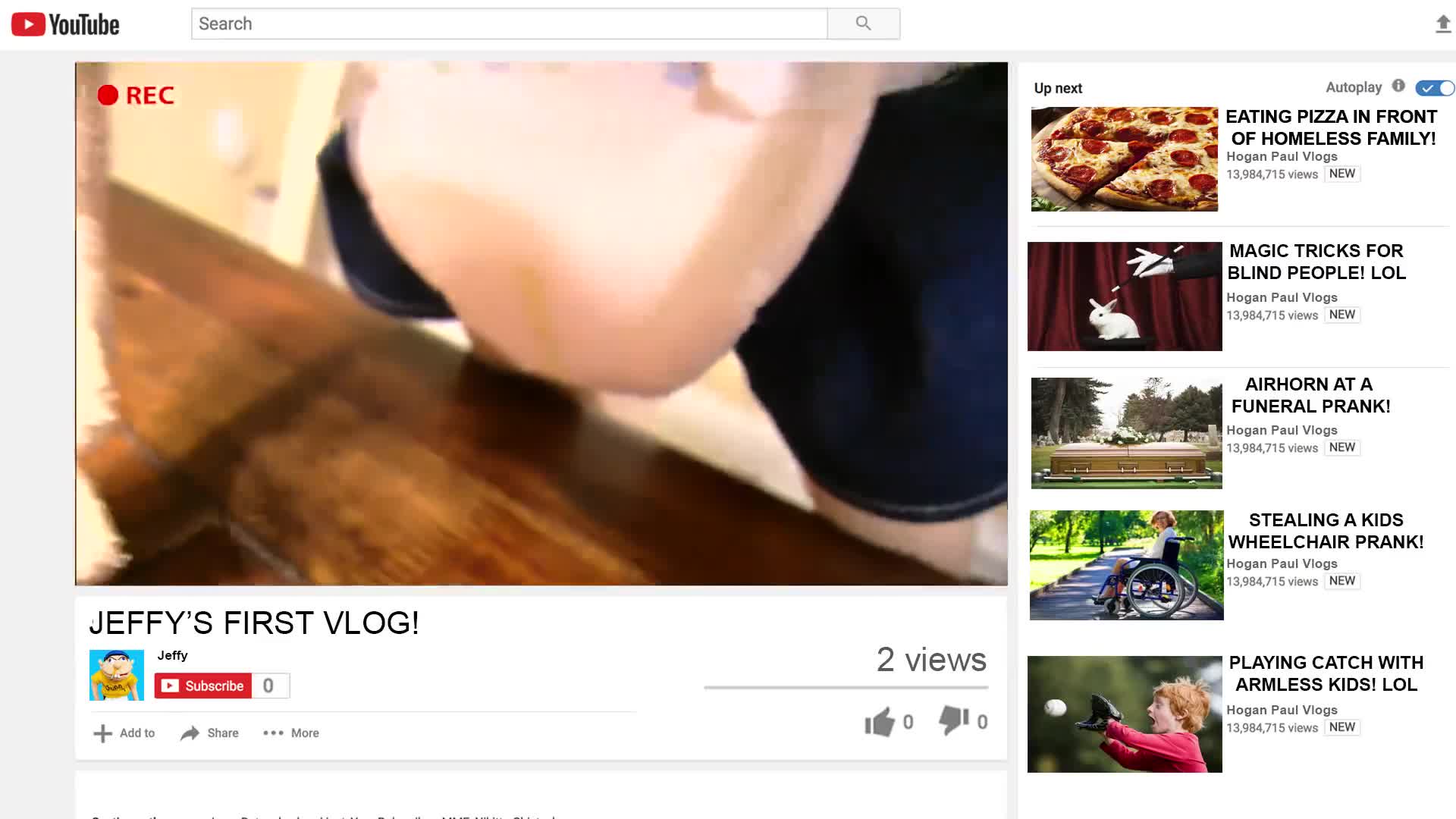 SML Movie: Jeffy's YouTube Channel