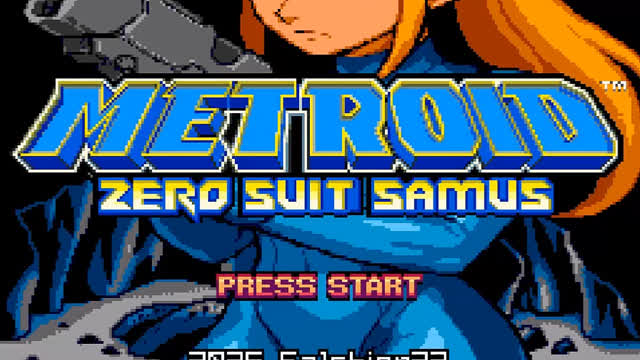 Metroid Zero Mission - Zero Suit Samus+ Graphics Fix+ Revisited Mixed Hacks Test (Vs. Ridley)