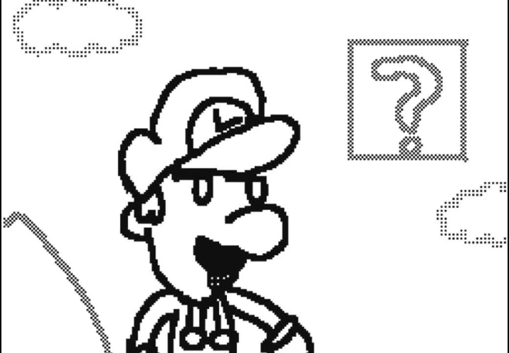 That's just a Stupid Boulder - Mario Version (from the Flipnote Archives)
