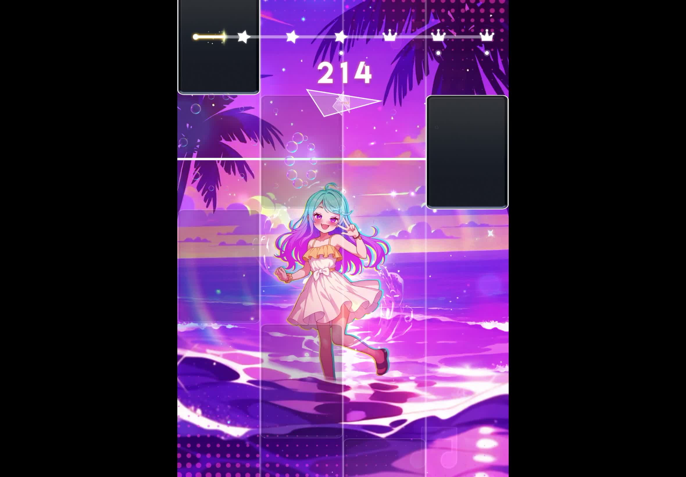 Playing magic tiles 3