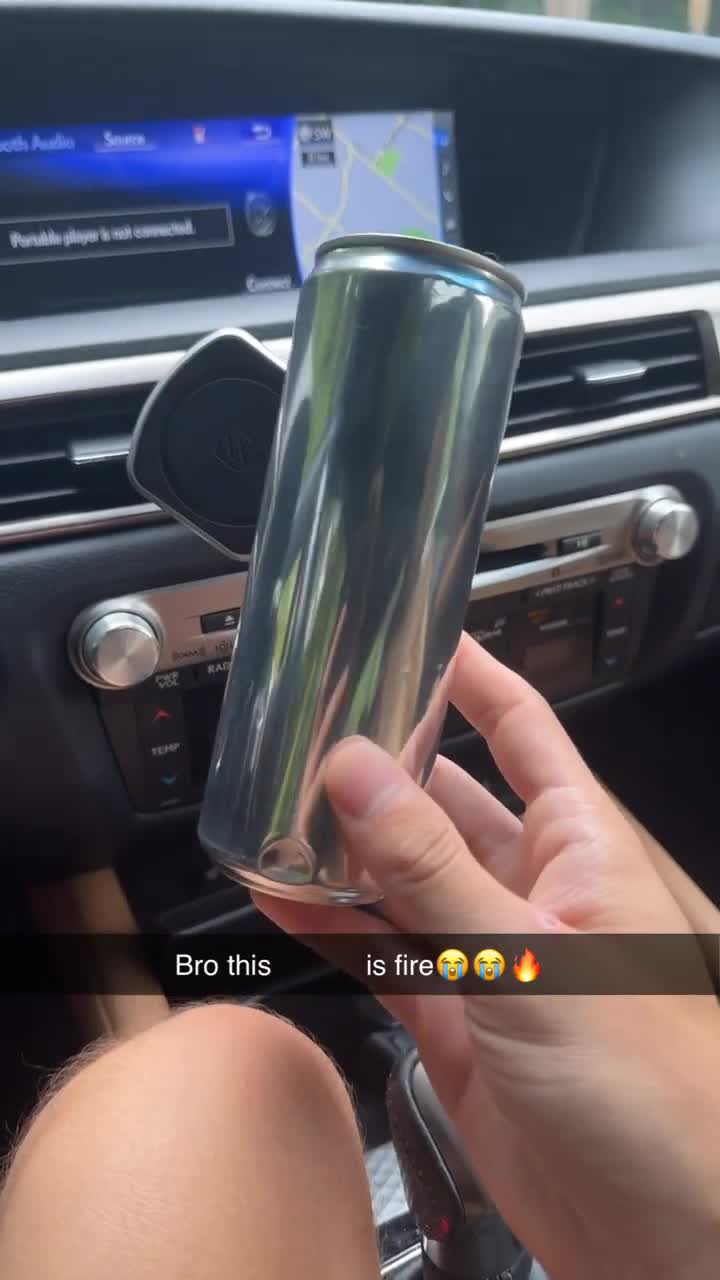 A cold can of
