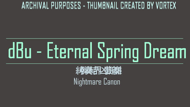 dBu - Eternal Spring Dream