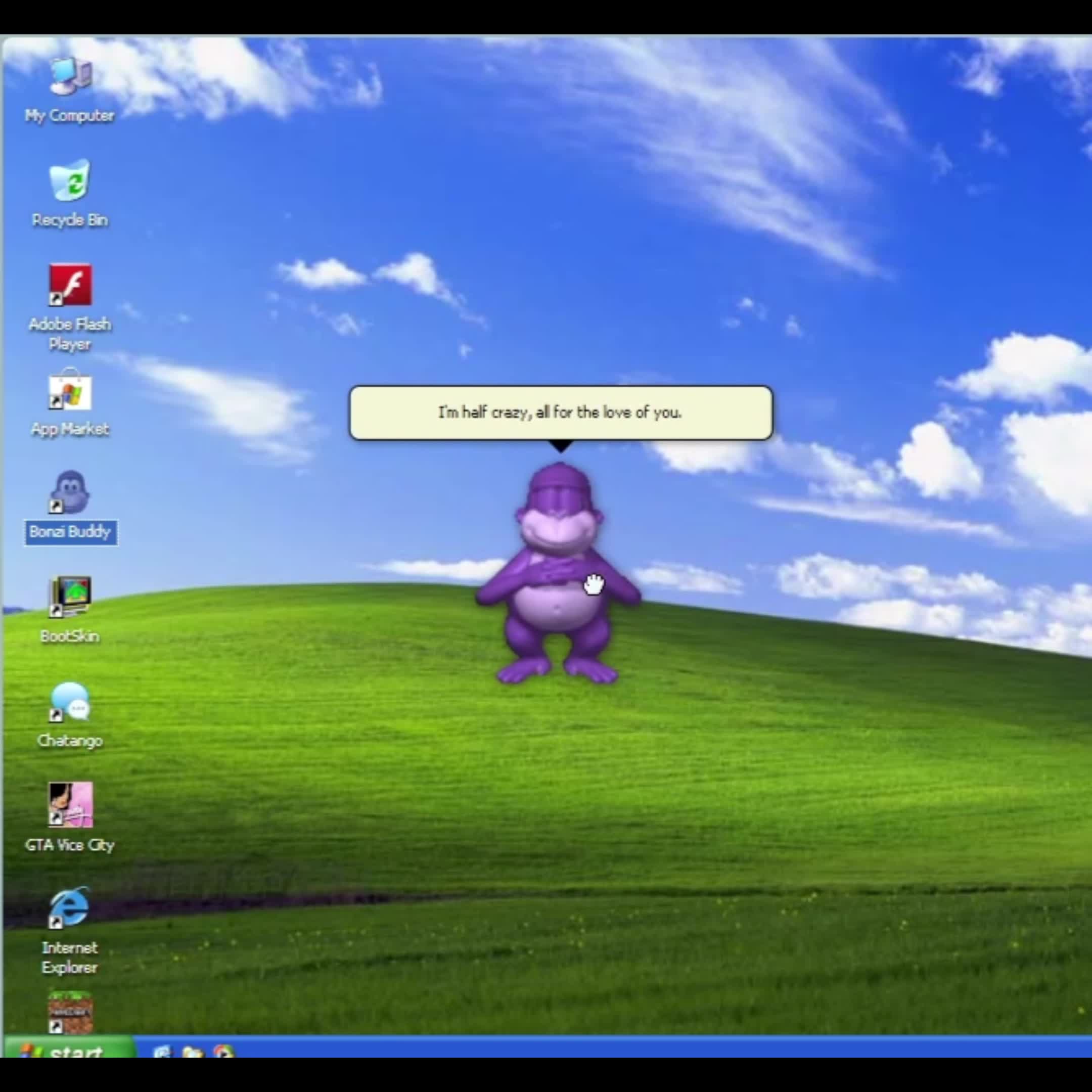 Bonzi Buddy singing Daisy Daisy!