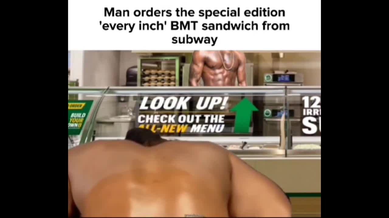 Dreamy Bull orders the special edition 'every inch' BMT sandwich from subway!