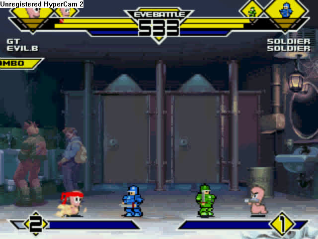 PM MUGEN: GT and Evil.B vs Soldiers