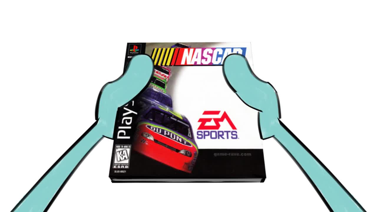 NASCAR 98 SUCKS LOL Jay Ward Type Animation