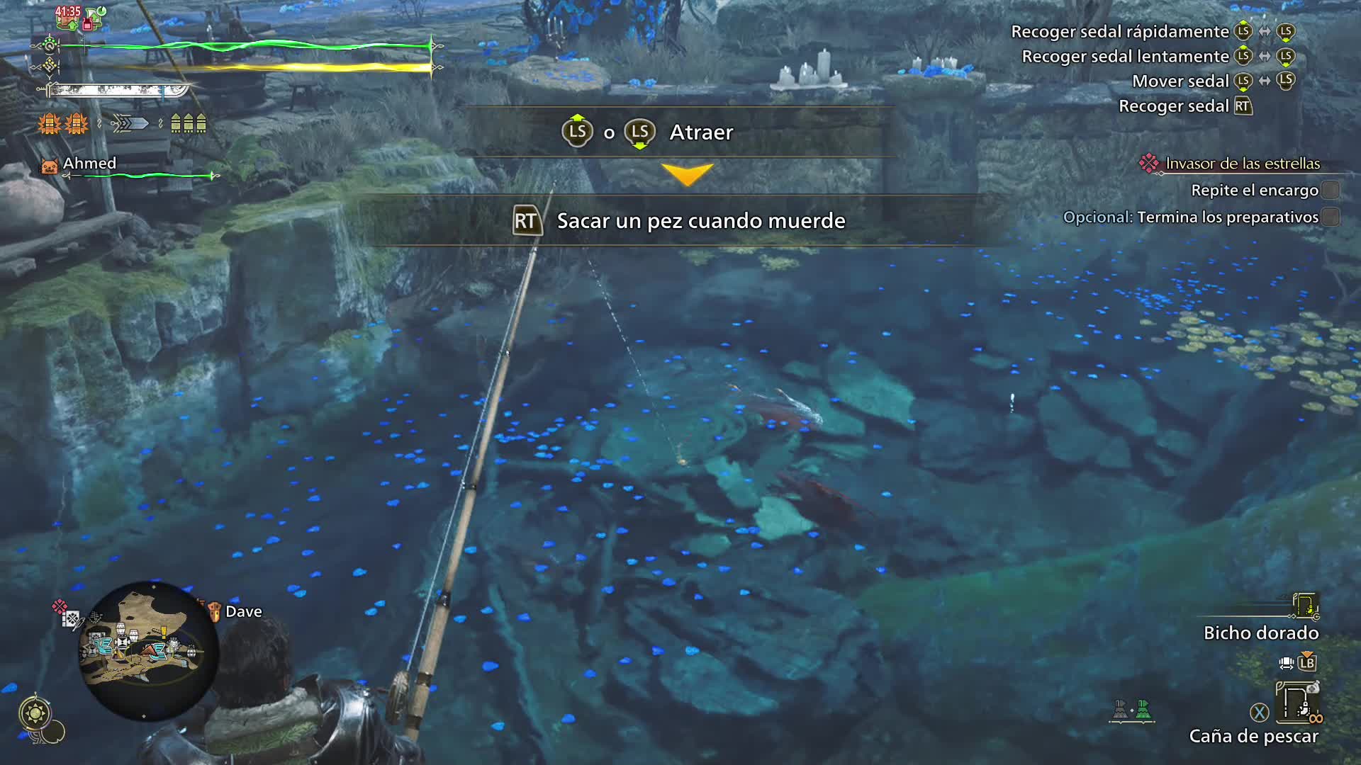 Monster Hunter Wilds - Pescando en el gran centro durante evento de halloween Monster Hunter Wilds - Pescando en el gran centro durante evento de halloween