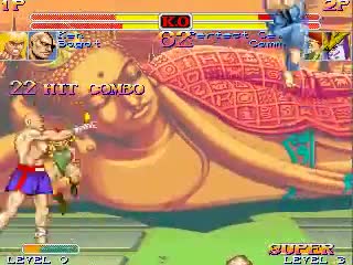 M.U.G.E.N - Ken & Sagat Vs. Cammy & Cell