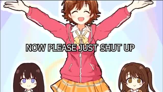 Please just shut up