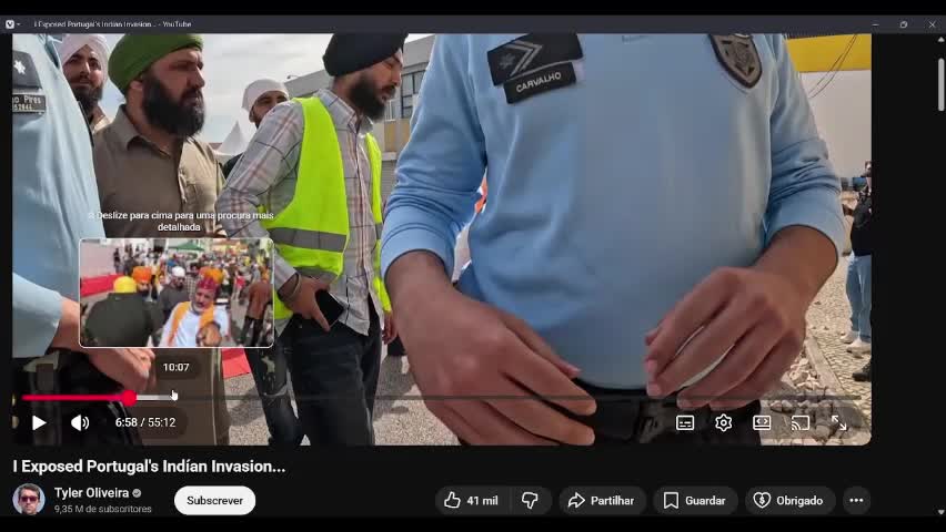Americano  "burro" vai a Portugal e  "confunde" symbolo Khalsa com Khalistania