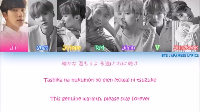 BTS (防弾少年団) -CRYSTAL SNOW Lyrics (COLOR CODED) (HAN_ROM_ENG) - JE NA (360p, h264)