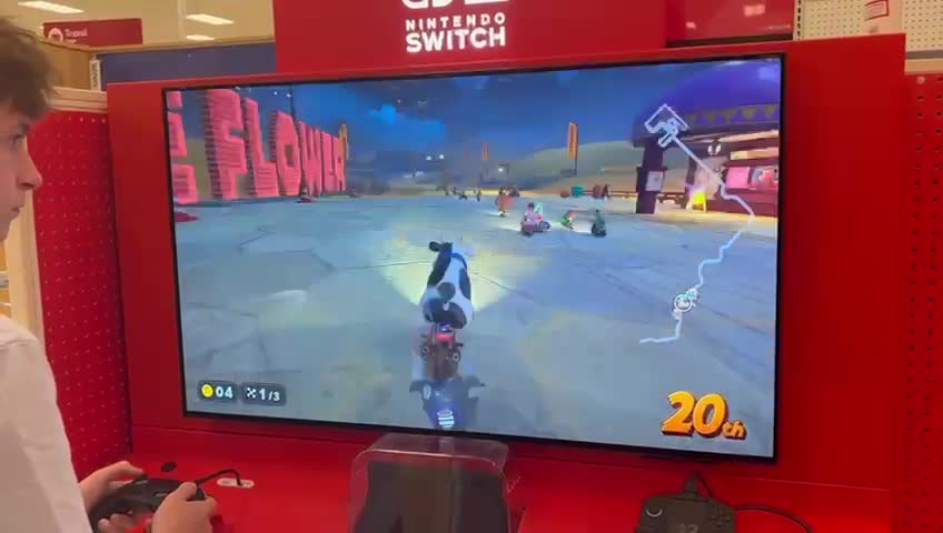 Mario Kart World Nintendo Switch 2 Gameplay by my Brother
