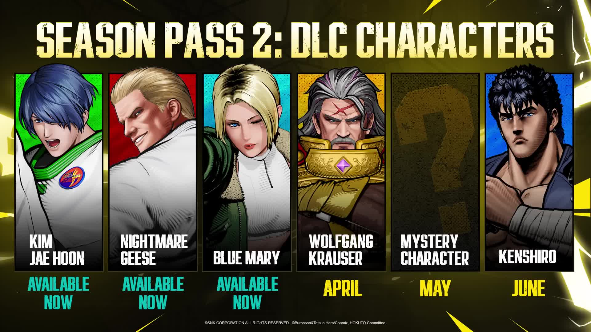 FATAL FURY CotW FIST OF THE NORTH STAR FATAL FURY CotW FIST OF THE NORTH STAR