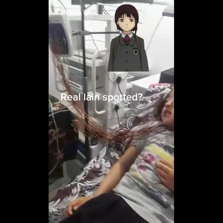 Lain spotted irl in a hospital