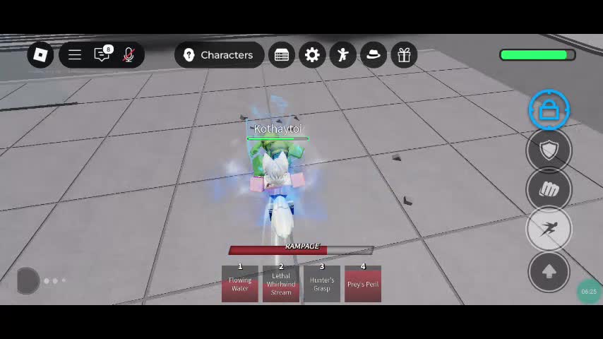 Me playing TSB on Roblox - I did not edit this I'm sorry