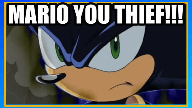 Sonic Catching Mario in 4K