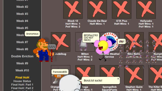 BFDI Brainrot Punishment in BonziWORLD