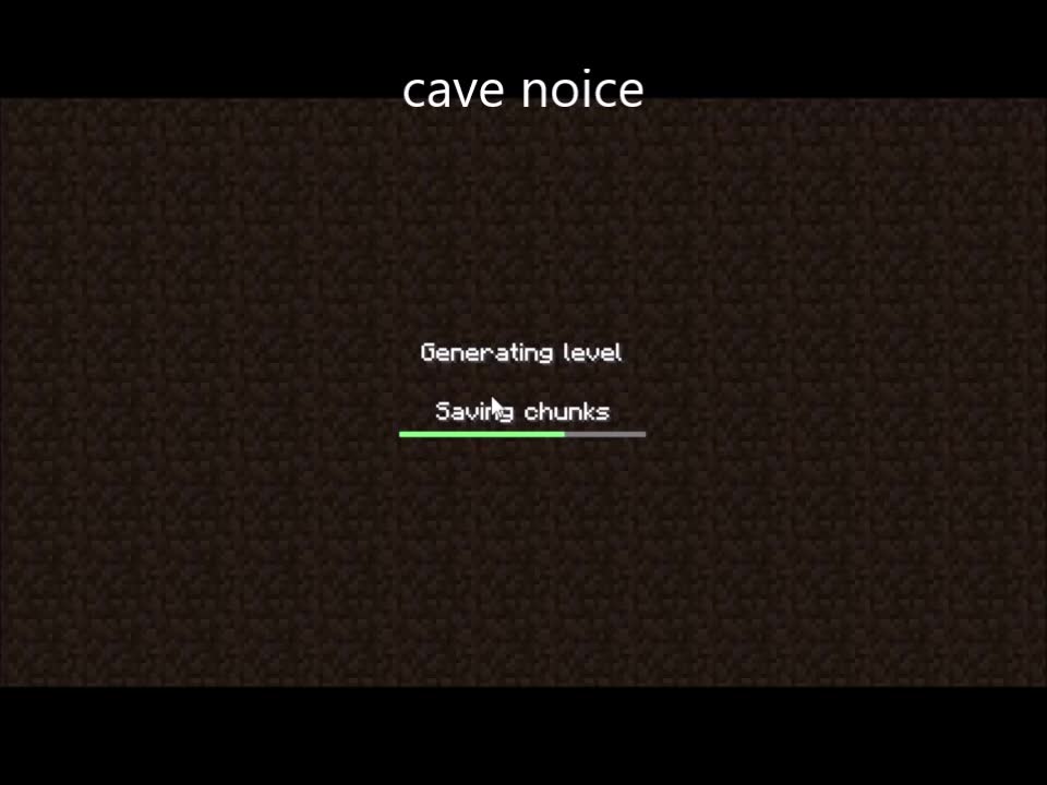 Dark cave in minecraft Dark cave in minecraft