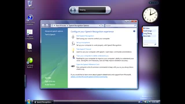Windows Speech Recognition Sounds