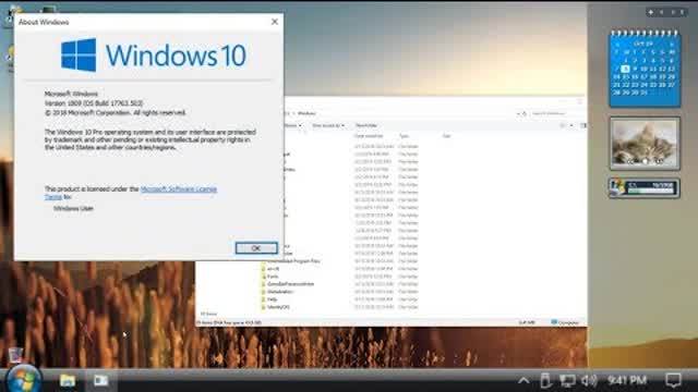 Windows Vista theme for Windows 10 - enderman