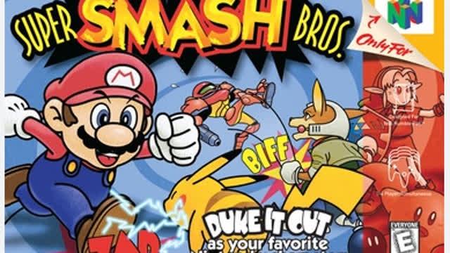 Super Smash Bros. match 1- Link v.s. Link