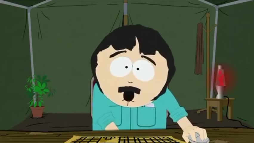 Randy viendo pornografía (South park Latino) Randy viendo pornografía (South park Latino)