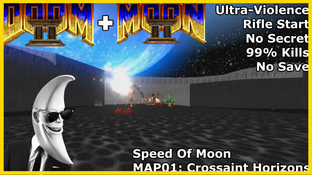 Speed Of Moon - MAP01: Croissant Horizons (Ultra-Violence + Moon Doom II)
