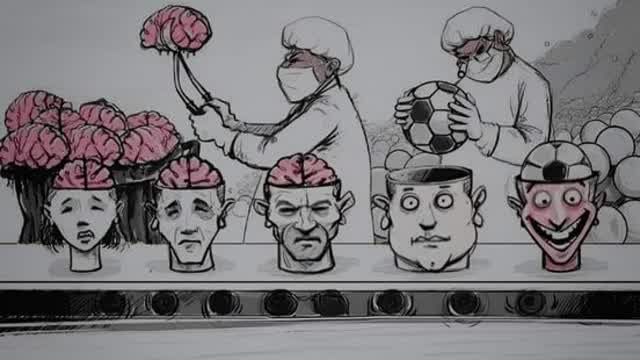 WE'RE WATCHING YOU! IF YOU WANT TO LIVE IN THE NEW AMERICA YOU BETTER THINK THE WAY WE TELL YOU TO!