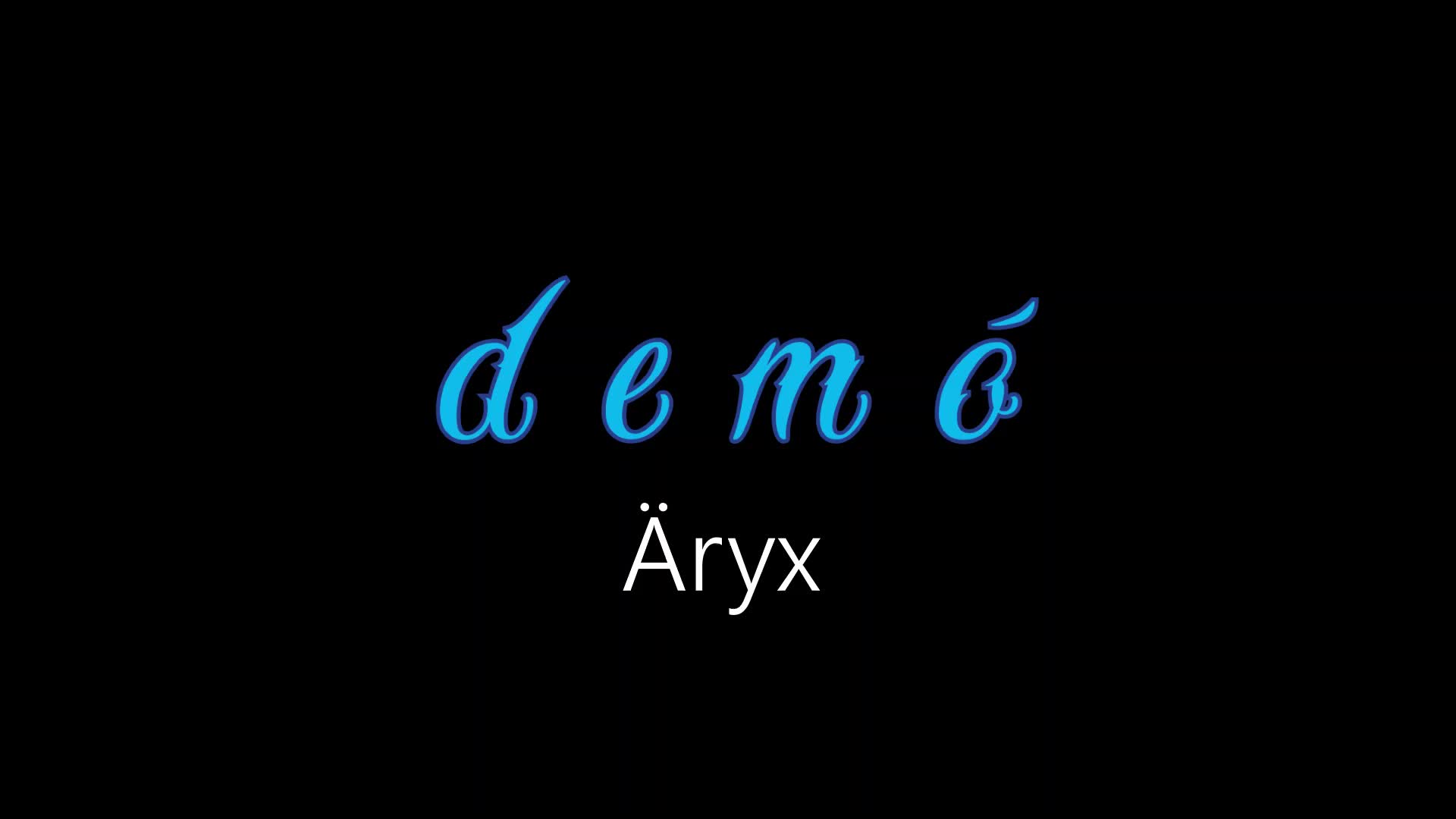 Demó ¦ Äryx (officiäl audió)