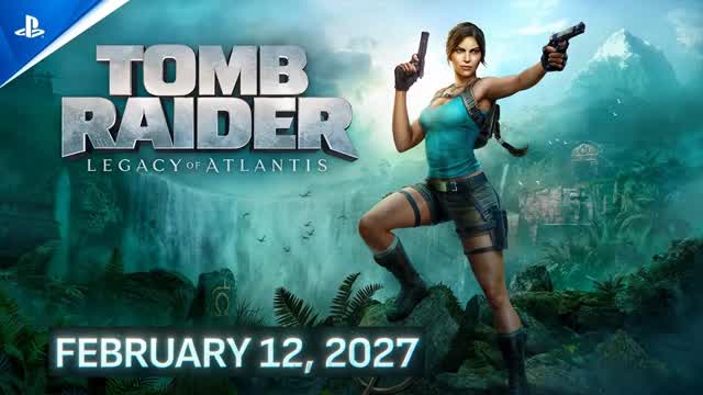 Tomb Raider: Legacy of Atlantis (NIntendo Switch 2 and PS5) Release Date Trailer [February 12,2027]