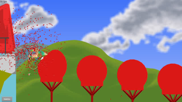 Happy Wheels Wipeout - Big Red Balls Fails