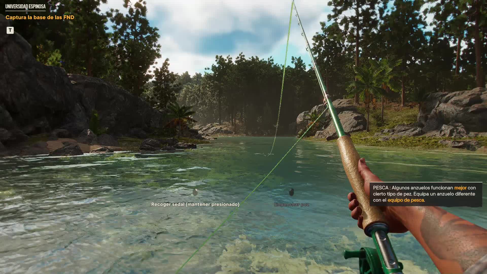 FarCry®6 - Pesca de río en compañía del perrito