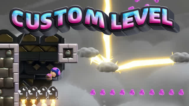 Thunder Fortress - Super Mario Bros. Wonder Custom Level