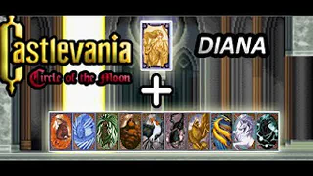 Castlevania: Circle of the Moon Extras - Combinaciones de la carta Diana
