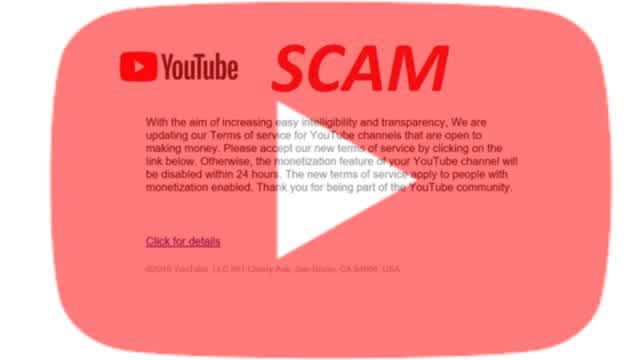 the terms of service change on YouTube