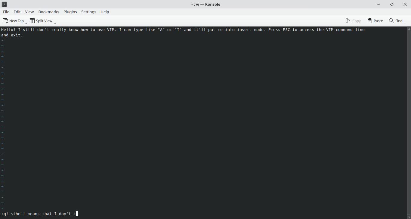 Terminal Demonstration