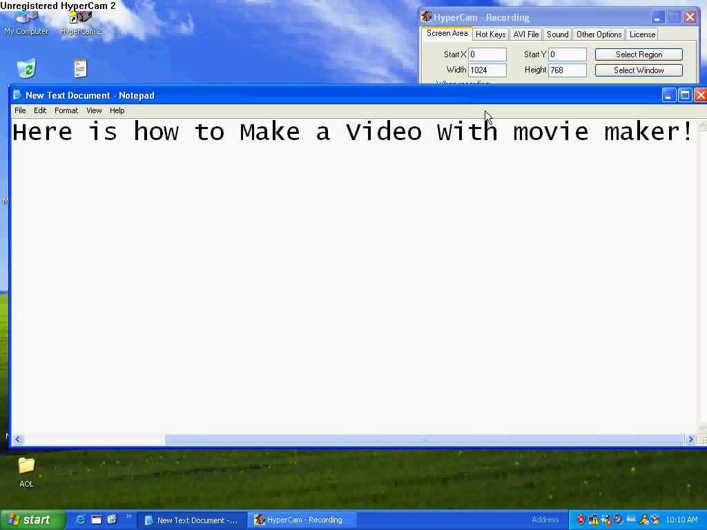 How to Make a video With Windows Movie Maker!