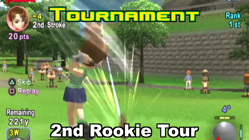 Everybody's Golf (PS2) - 2nd Rookie Tour: Mt. Sakura C.C.